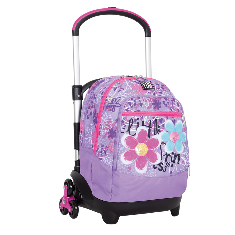 Zaino Trolley YUB Flex a 3 Ruote Magishade Lilla