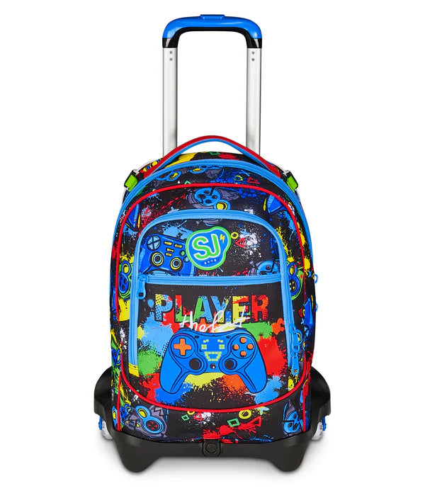 Zaino Trolley Jack Sj Gang a 3 Ruote Game-Led Boy