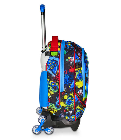 Zaino Trolley Jack Sj Gang a 3 Ruote Game-Led Boy