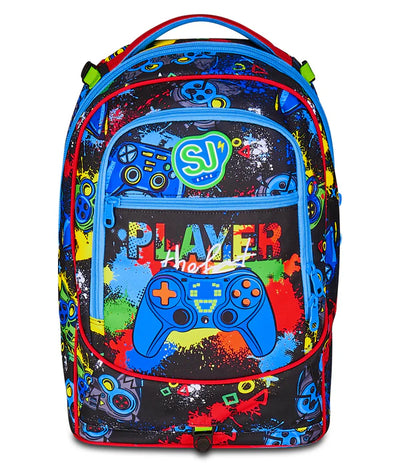 Zaino Trolley Jack Sj Gang a 3 Ruote Game-Led Boy