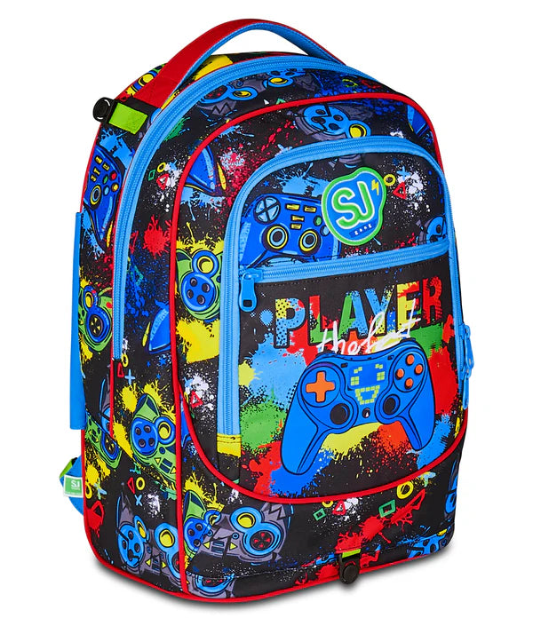 Zaino Trolley Jack Sj Gang a 3 Ruote Game-Led Boy