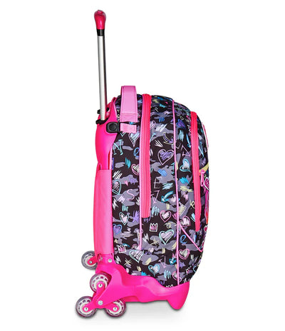 Zaino Trolley Jack Sj Gang a 3 Ruote Game-Led Girl