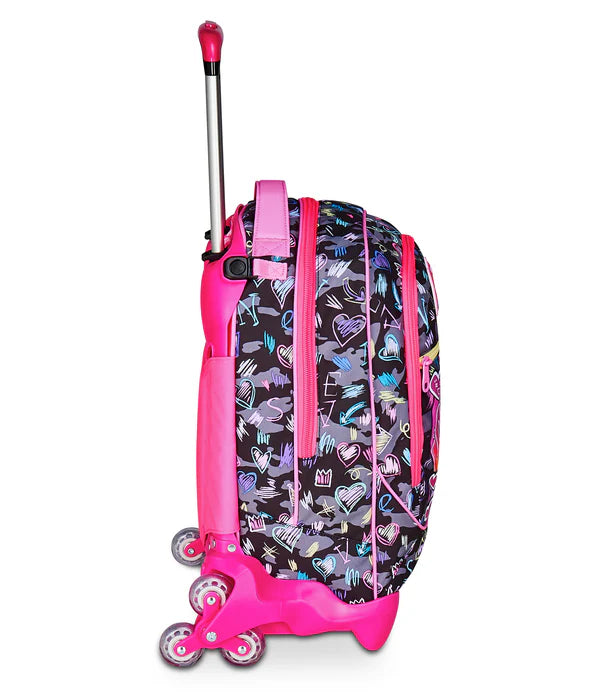 Zaino Trolley Jack Sj Gang a 3 Ruote Game-Led Girl