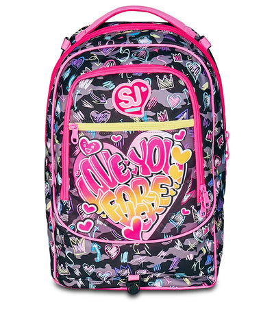 Zaino Trolley Jack Sj Gang a 3 Ruote Game-Led Girl