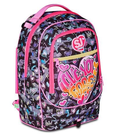 Zaino Trolley Jack Sj Gang a 3 Ruote Game-Led Girl