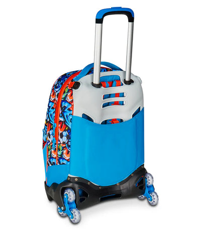 SJ GANG, Trolley Scuola SJ GANG JACK 3 Ruote - SHARKEN, Multicolore - Trolley Scomponibile - 3 Usi in 1 con Crossover System - Uso Zaino con Spallacci a Scomparsa - Zaino Bambina Scuola Elementare SJ GANG, Trolley Scuola SJ GANG JACK 3 Ruote - SHARKEN, Multicolore - Trolley Scomponibile - 3 Usi in 1 con Crossover System - Uso Zaino con Spallacci a Scomparsa - Zaino Bambina Scuola Elementare