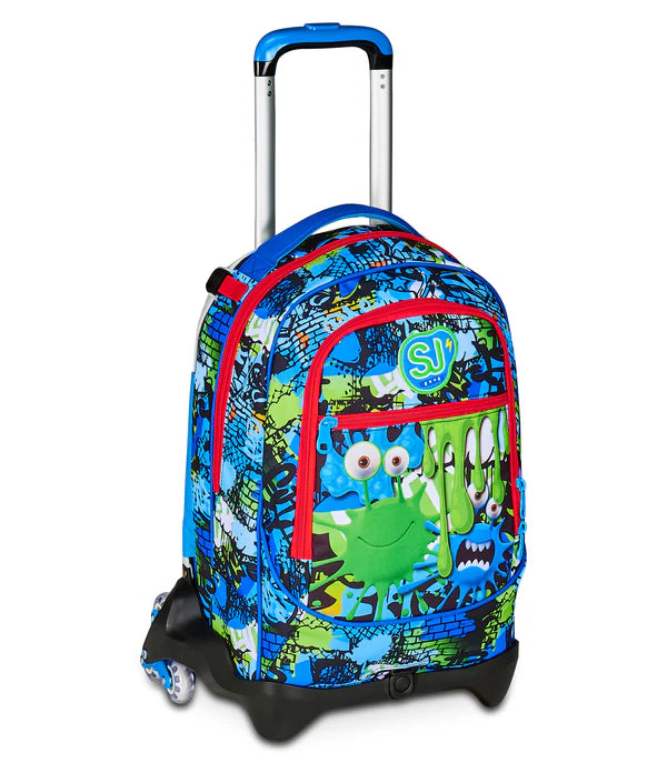 Zaino Trolley Jack Sj Gang a 3 Ruote Fantasys Boy