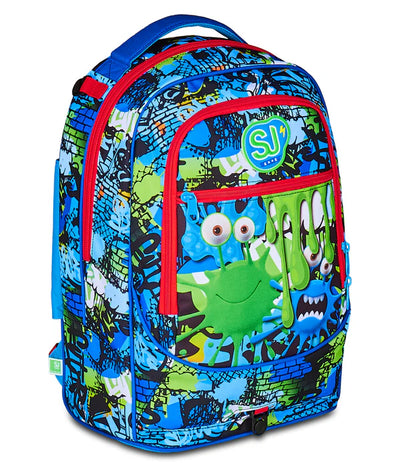 Zaino Trolley Jack Sj Gang a 3 Ruote Fantasys Boy