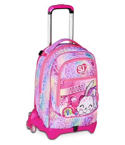 Zaino Trolley Jack Sj Gang a 3 Ruote Fantasys Girl