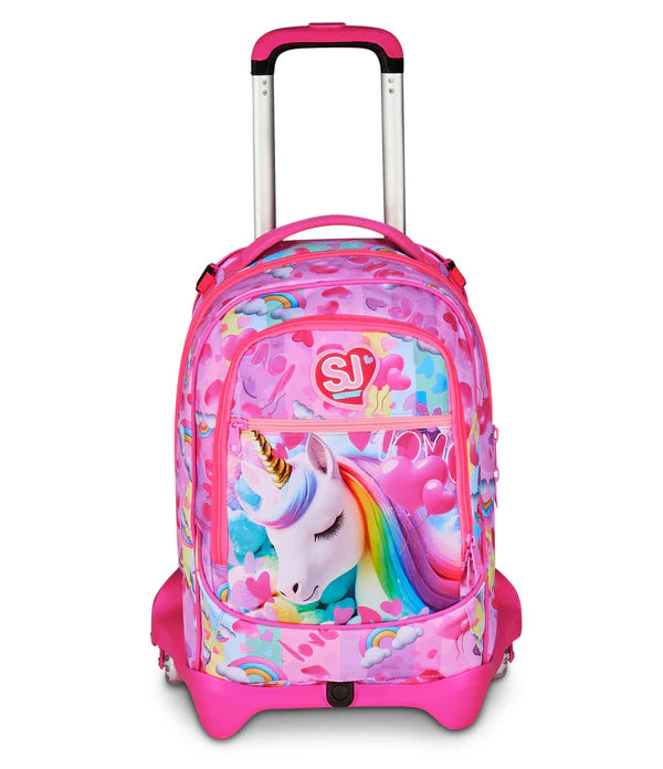 Zaino Trolley Jack Sj Gang a 3 Ruote Flyunicorn Girl