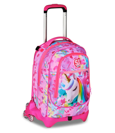 Zaino Trolley Jack Sj Gang a 3 Ruote Flyunicorn Girl