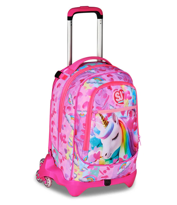 Zaino Trolley Jack Sj Gang a 3 Ruote Flyunicorn Girl
