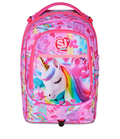 Zaino Trolley Jack Sj Gang a 3 Ruote Flyunicorn Girl