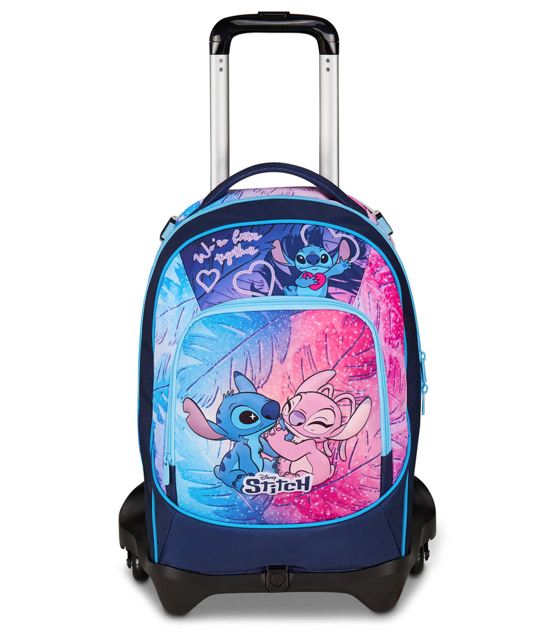 Zaino Trolley Jack 3 Ruote Lilo & Stitch Cute And Fluffy