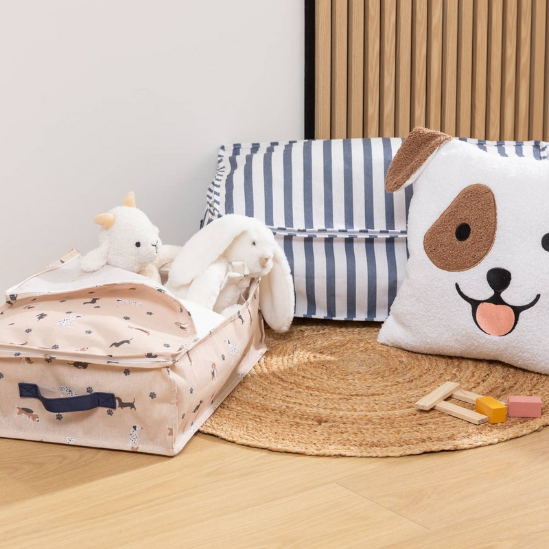 Contenitori Porta Oggetti con Manici Cane - 2 pezzi