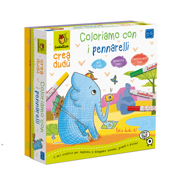 Crea Dudù - Coloriamo con i Pennarelli