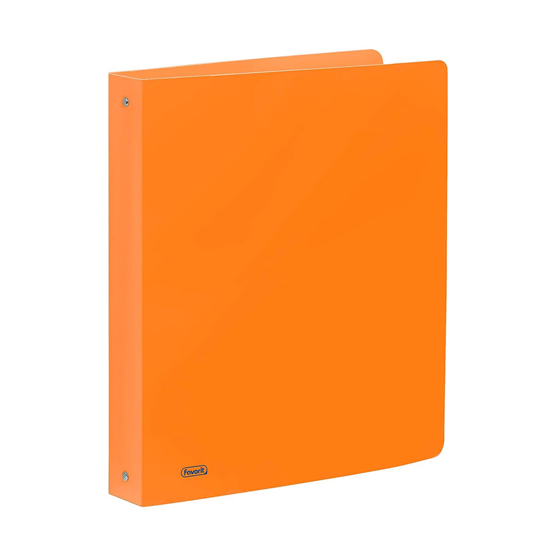 Copertina 4 Anelli Fluo Favorit in PPL 22 x 30 cm / Dorso 30 mm / Arancione