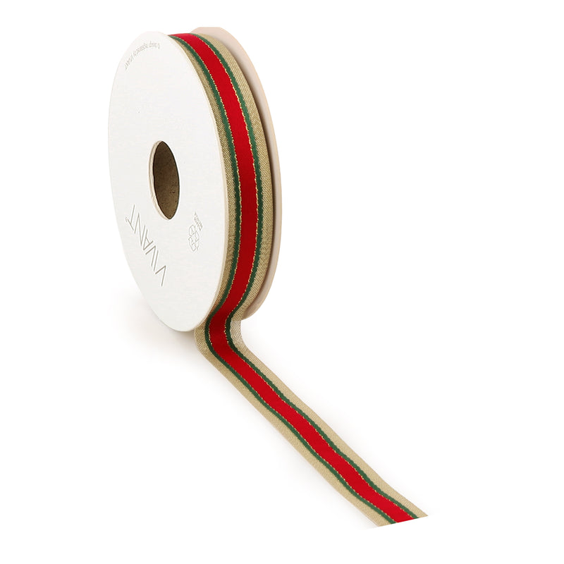 Nastro in Tessuto Stripe Multicolor 15 mm x 20 mt