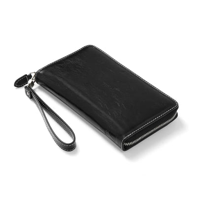 Organizer Filofax Malden Personal Compact con Zip Nero con Planner Annuale non Datato