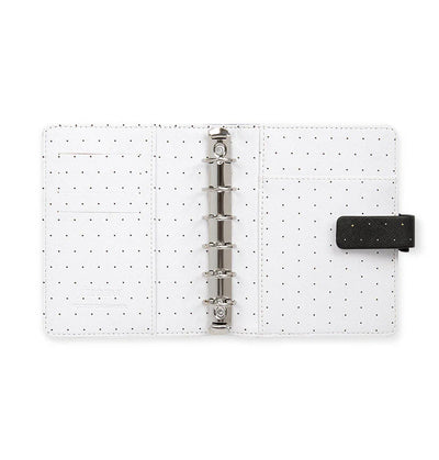 Organizer Filofax Moonlight Pocket Nero con Planner Annuale non Datato