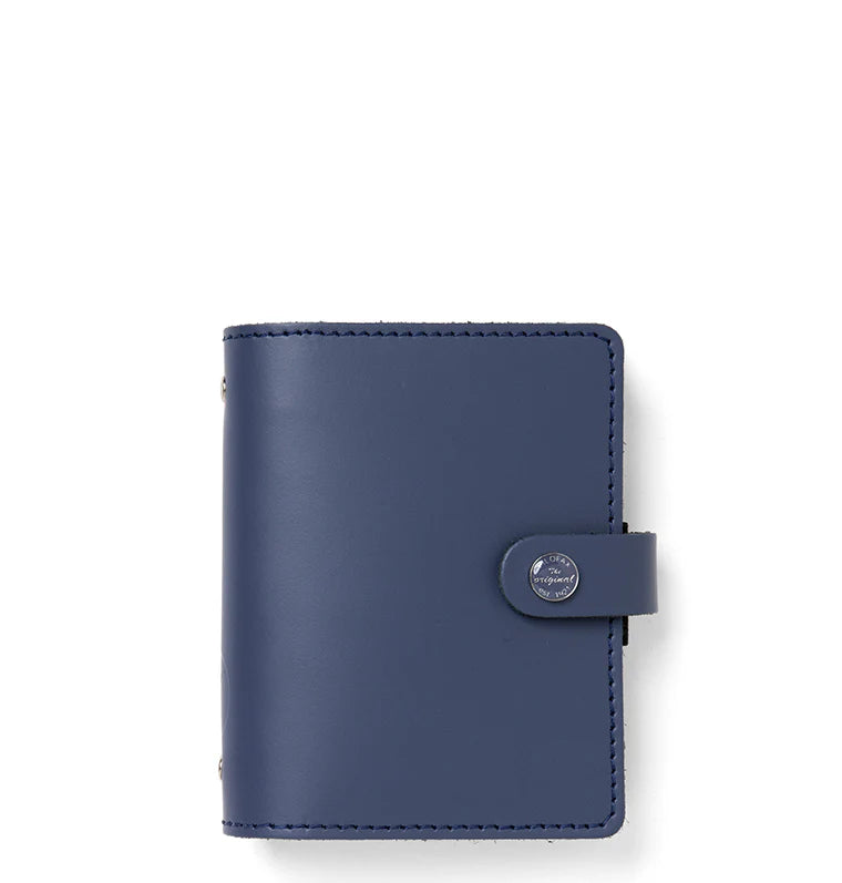 Organizer Filofax Original Pocket Blu con Planner Annuale non Datato
