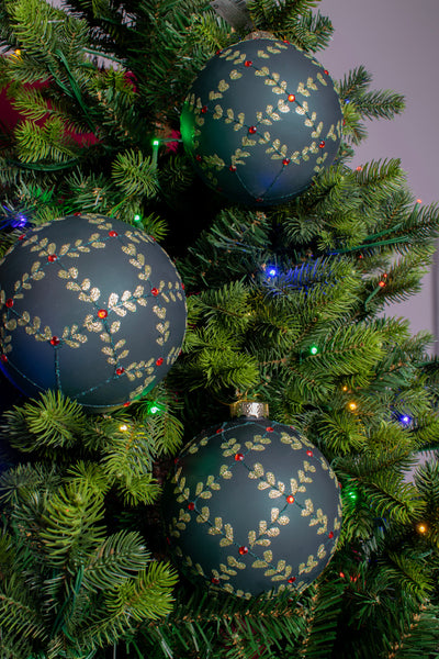 Albero di Natale Springfield con 560 Luci LED Bianco Caldo e Multicolor 132 x 215 cm