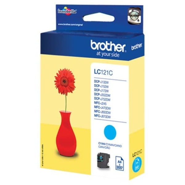 Cartuccia Originale Brother LC121 Ciano