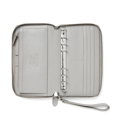 Organizer Filofax Malden Personal Compact con Zip Stone con Planner Annuale non Datato