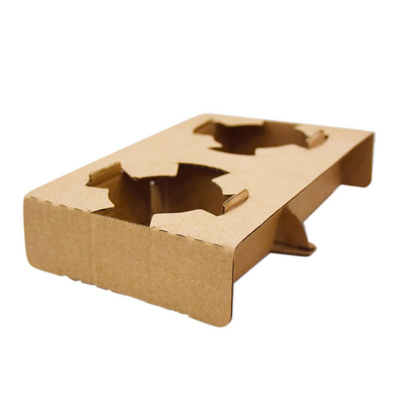 Portabicchieri in Cartone per 2 Bicchieri - 50 pezzi