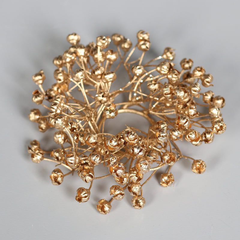 Ghirlanda Portacandela Oro 12 cm