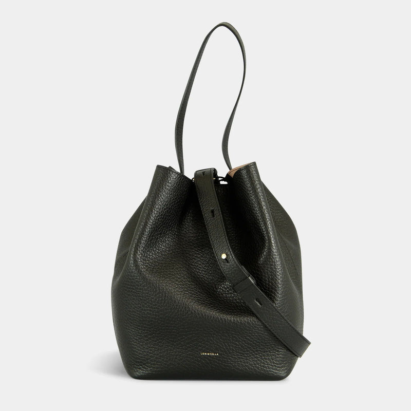 Borsa Loristella Emma in Pelle Colorata Nero