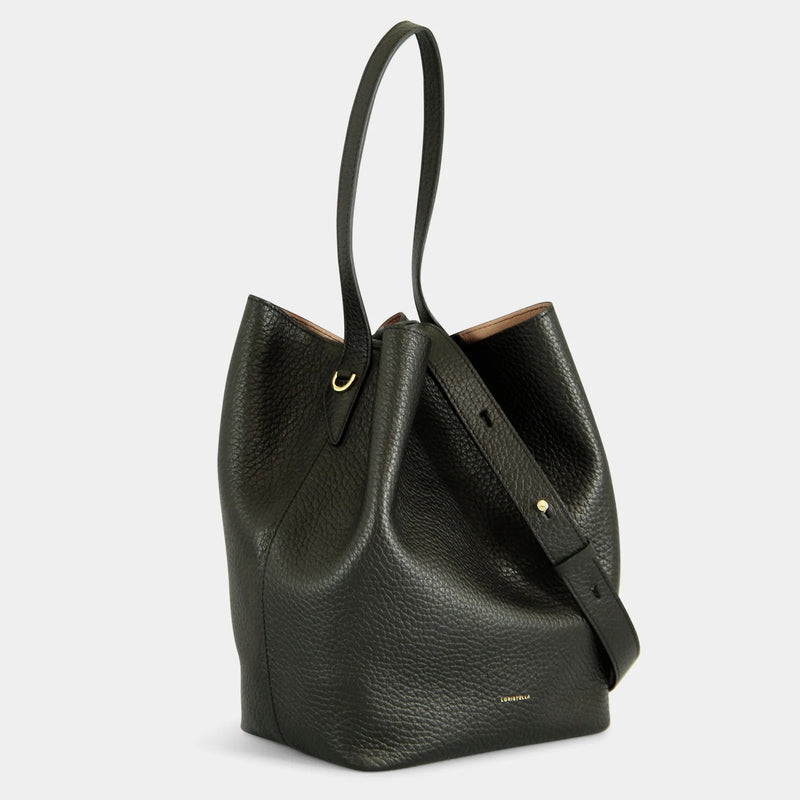 Borsa Loristella Emma in Pelle Colorata Nero