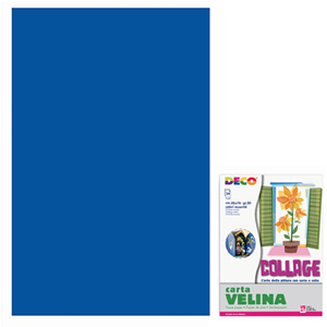 Carta Velina Blu in Fogli 50 x 76 cm - 24 pezzi