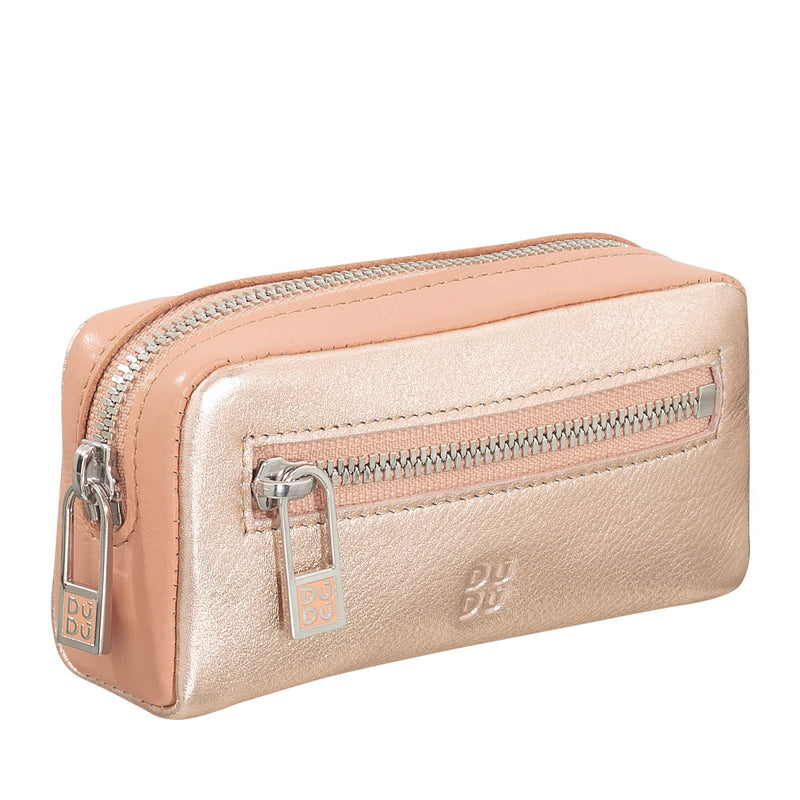 Portachiavi Dudubags Bahamas in Pelle Ballerina Metalilic