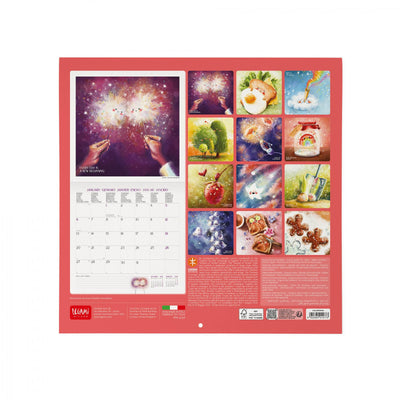 Calendario da Muro 2025 - Good Vibes Only - 30 x 29 cm