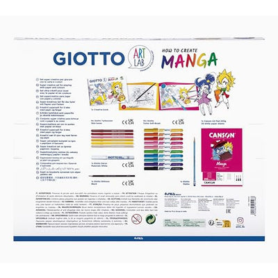 Giotto Art Lab Kit Manga CHIBI con Guida Creativa - Set Disegno Manga