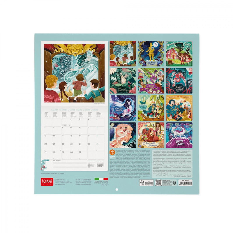 Calendario da Muro 2025 - Once Upon A Time - 30 x 29 cm