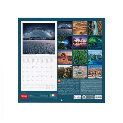 Calendario da Muro 2025 - Planet Earth - 30 x 29 cm