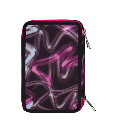 Astuccio 3 Zip Seven Blurred Pink