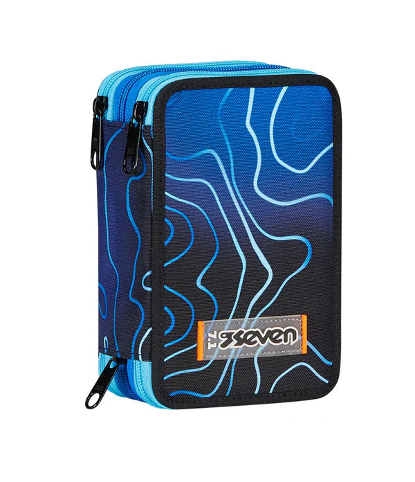 Astuccio 3 Zip Seven Mapset Boy