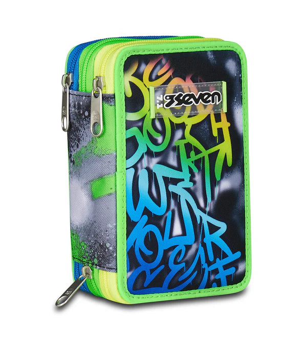 Astuccio 3 Zip Seven Sprint Paint Boy