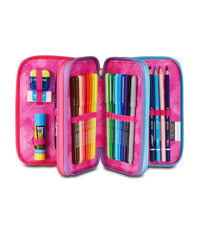 Astuccio 3 Zip Seven Sprint Paint Girl