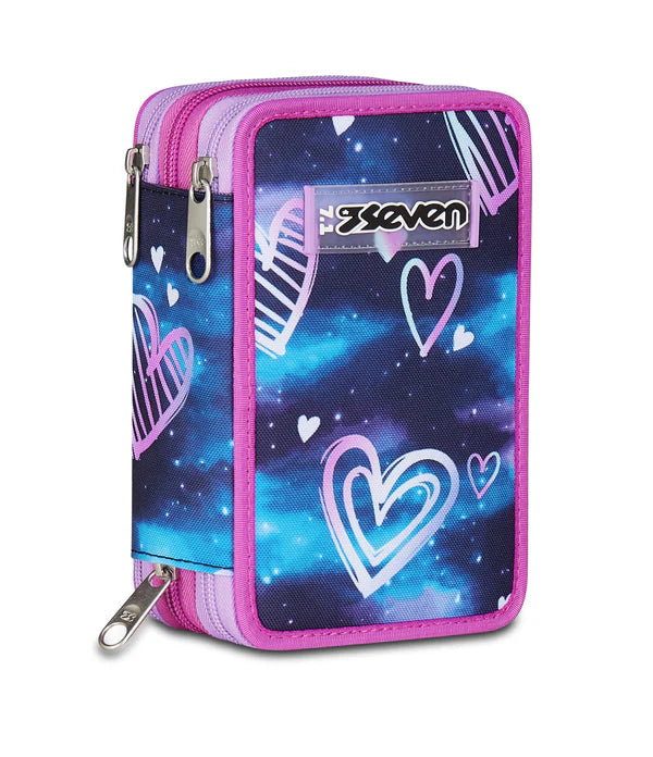 Astuccio 3 Zip Seven Gloomy Heart