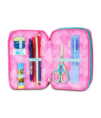 Astuccio 3 Zip Seven Glow Love