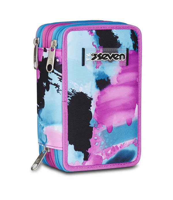 Astuccio 3 Zip Seven Quick Graffiti Girl