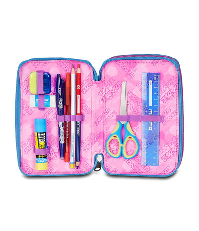 Astuccio 3 Zip Seven Quick Graffiti Girl