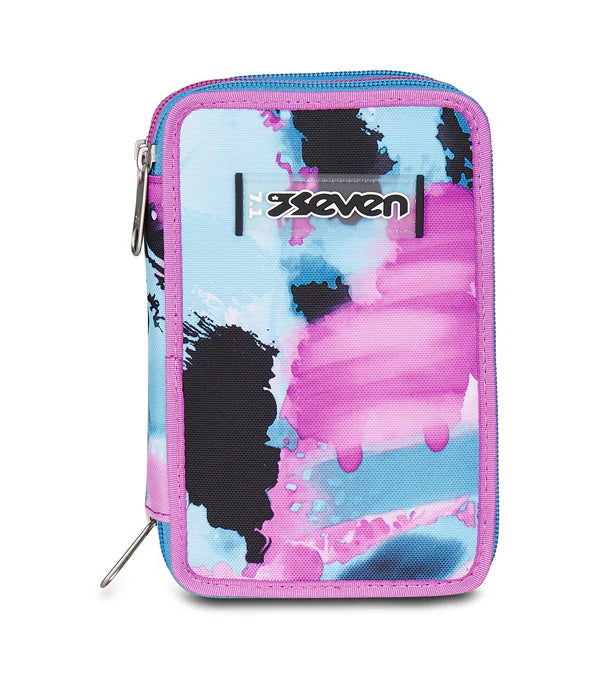 Astuccio 3 Zip Seven Quick Graffiti Girl