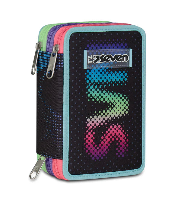 Astuccio 3 Zip Seven Optical Shade Girl