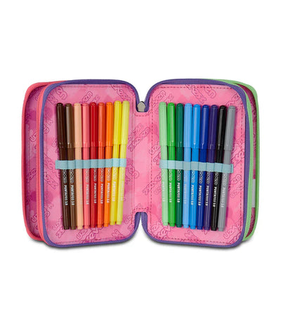 Astuccio 3 Zip Seven Optical Shade Girl