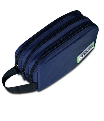 Astuccio Bustina 3 Zip Seven Freethink Unisex Blu